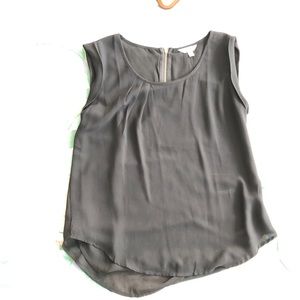 Lost April Black Sleeveless Blouse